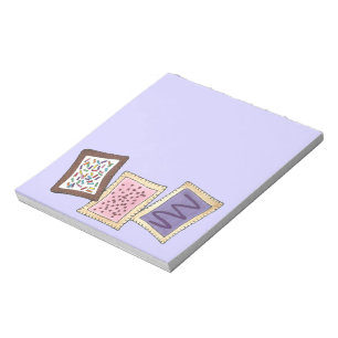 Bloc De Notas Pasteles de tostadora escarcha Bollería Desayuno p