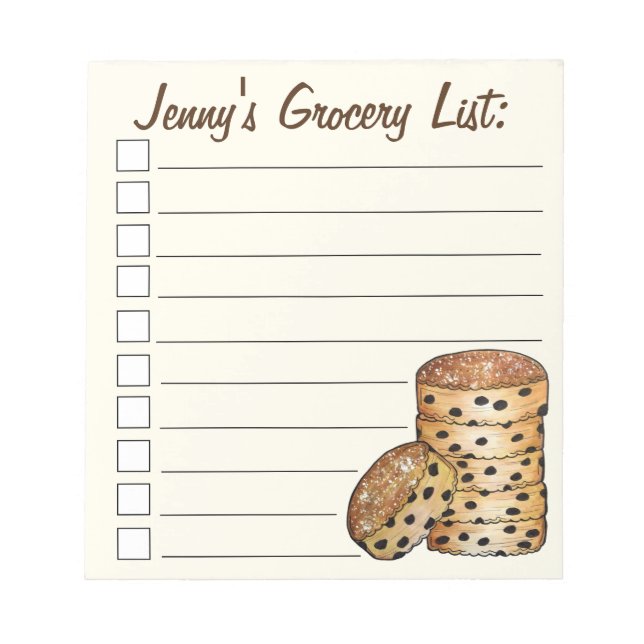 Bloc De Notas Pasteles galeses británicos caseros cocidos por (Frente)