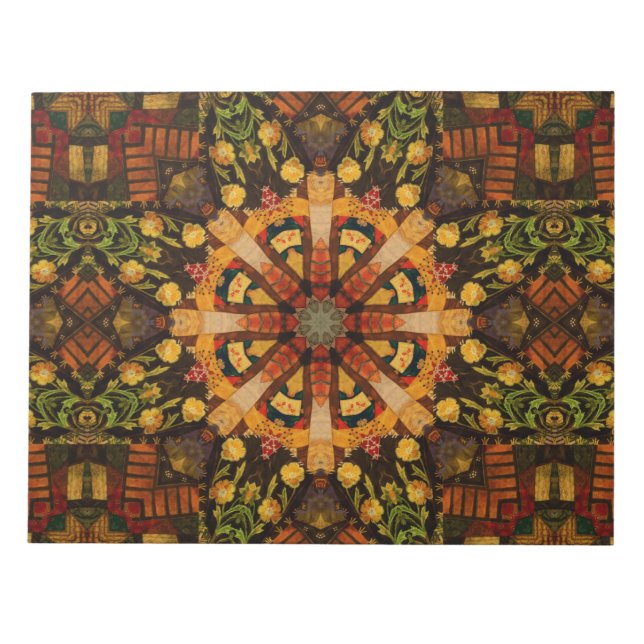 Bloc De Notas Patchwork Kaleidoscope de Victoria (Frente)