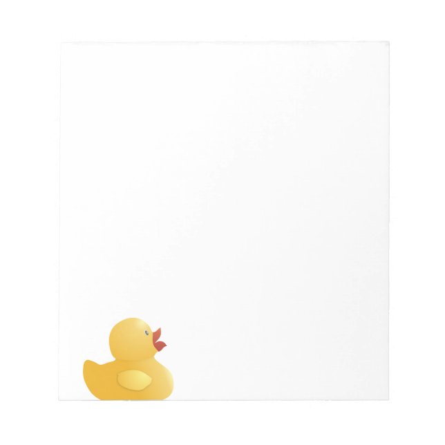 Bloc De Notas Pato de goma amarillo (Frente)