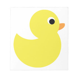 Bloc De Notas Pato de goma amarillo