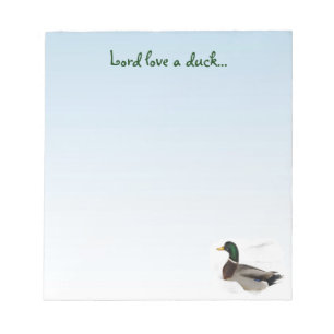Bloc De Notas Pato Mallard - El Señor ama a un pato