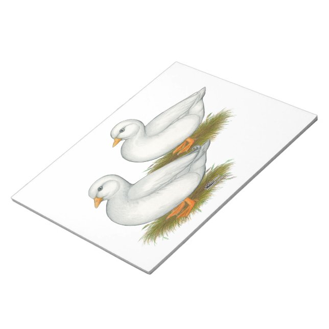 Bloc De Notas Patos: Llamadas blancas (Lado Derecho)