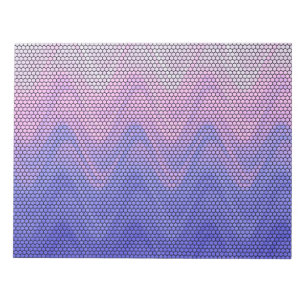 Bloc De Notas Patrón abstracto púrpura rosa hexágono