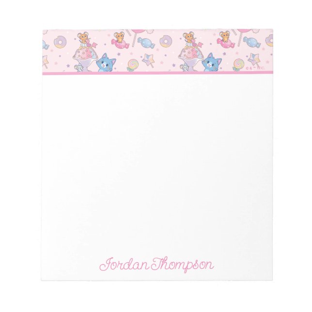 Bloc De Notas Patrón Anime Tom, Jerry y Tuffy Candyland (Frente)