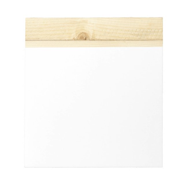 Bloc De Notas Patrón antiguo de madera de roble blanco (Frente)