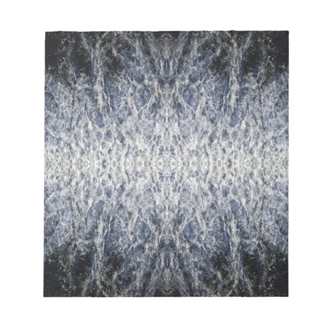 Bloc De Notas Patrón de agua marina (Frente)