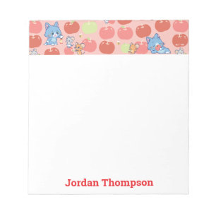 Bloc De Notas Patrón de Apple Anime Tom, Jerry y Tuffy