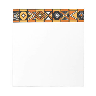 Bloc De Notas Patrón de arte africano