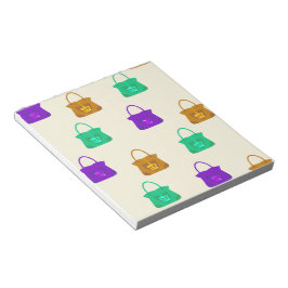 Bloc De Notas Patrón de bolsos de mano coloridos