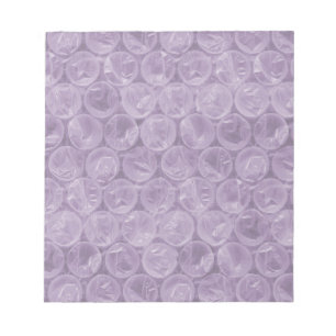 Bloc De Notas Patrón de burbujas de plástico morado