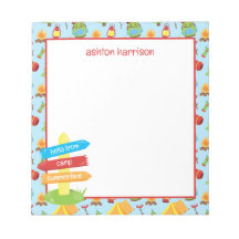 Patrón de campamento de verano