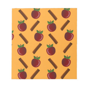 Bloc De Notas Patrón de canela de Apple