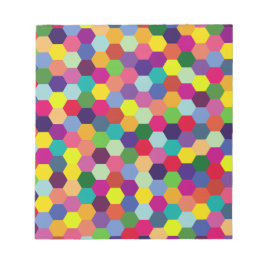 Bloc De Notas Patrón de color moderno - Hipster de primavera de