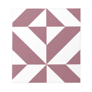 Bloc De Notas Patrón de cubo de deducción geométrica de plum