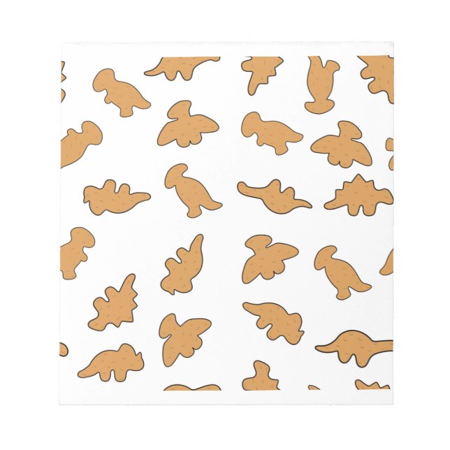 Bloc De Notas Patrón de Dino Nuggets (Frente)