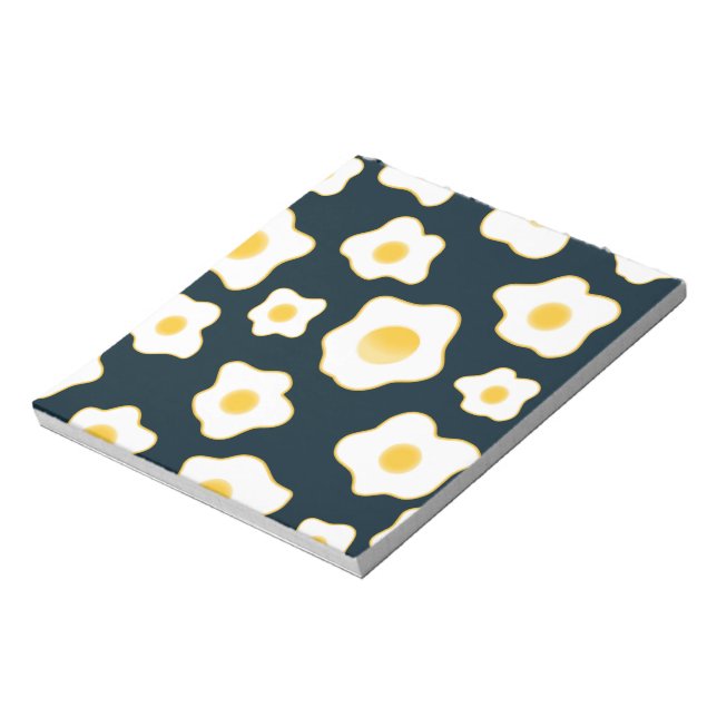 Bloc De Notas Patrón de flor de huevos fritos (Lado Izquierdo)