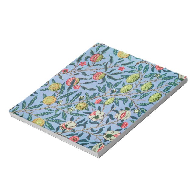 Bloc De Notas Patrón de granadas de William Morris (Lado Izquierdo)