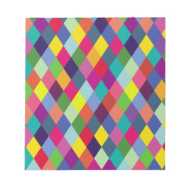 Bloc De Notas Patrón de moda Colorful- Hipster de primavera mode