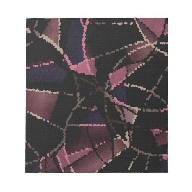 Bloc De Notas Patrón de mosaico abstracto (Frente)