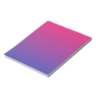 Bloc De Notas Patrón de ombre rosa y púrpura