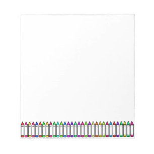 Bloc De Notas Patrón de personalizado Crayon