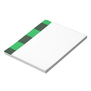 Bloc De Notas Patrón de platillos verdes