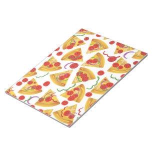 Bloc De Notas Patrón de porción de pizza