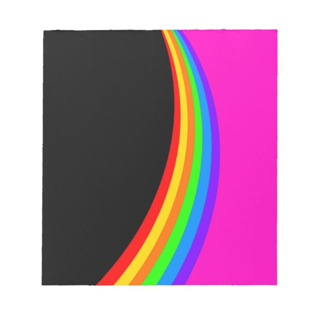 BLOC DE NOTAS PATRÓN DE RAINBOW (Frente)
