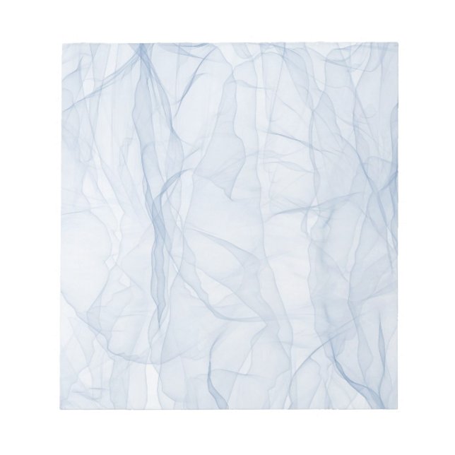 Bloc De Notas Patrón de sombra azul (Frente)