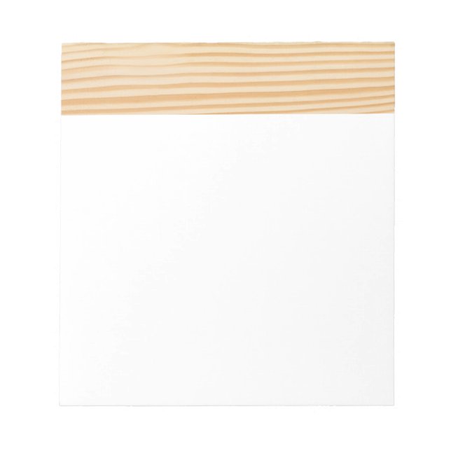 Bloc De Notas Patrón de tablas de madera (Frente)