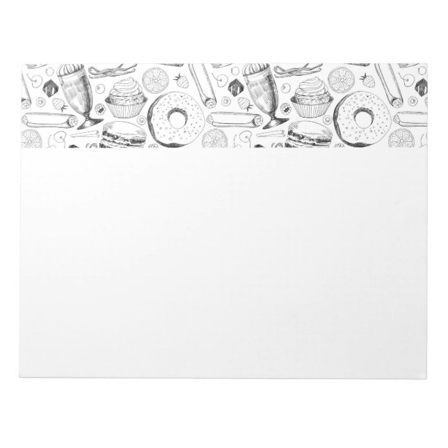 Bloc De Notas Patrón delicioso (Frente)