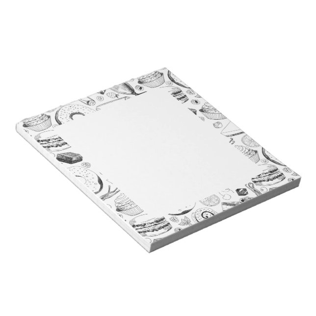 Bloc De Notas Patrón delicioso (Lado Derecho)