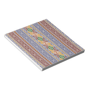 Bloc De Notas patrón étnico elegante