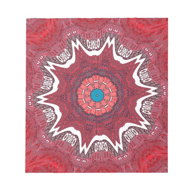 Bloc De Notas Patrón étnico tribal de Sindh (Frente)