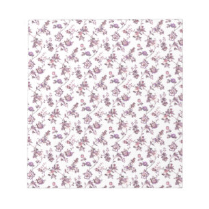 Bloc De Notas Patrón floral