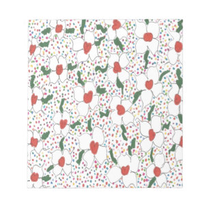 Bloc De Notas Patrón floral clásico