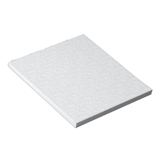 Bloc De Notas Patrón floral geométrico gris claro (Lado Derecho)