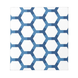 Bloc De Notas Patrón geométrico hexagonal moderno