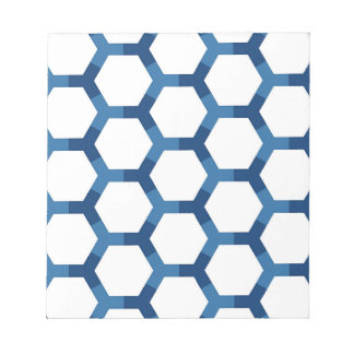 Bloc De Notas Patrón geométrico hexagonal moderno