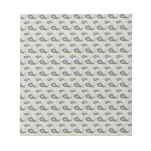 Bloc De Notas Patrón Paisley Champagne