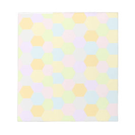 Bloc De Notas Patrón Pastel abstracto con polígonos