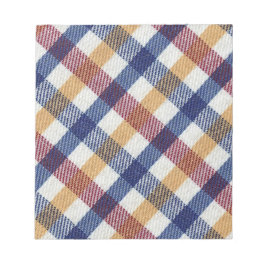 Bloc De Notas Patrón Tartán multicolor