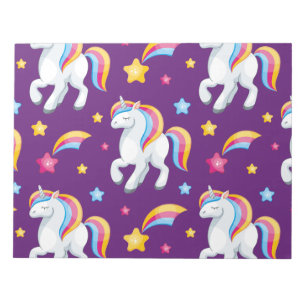 Bloc De Notas Patrón unicornio de caballo mágico
