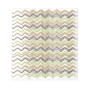 Bloc De Notas Patrón ZigZag de Melon Brandy Scribble
