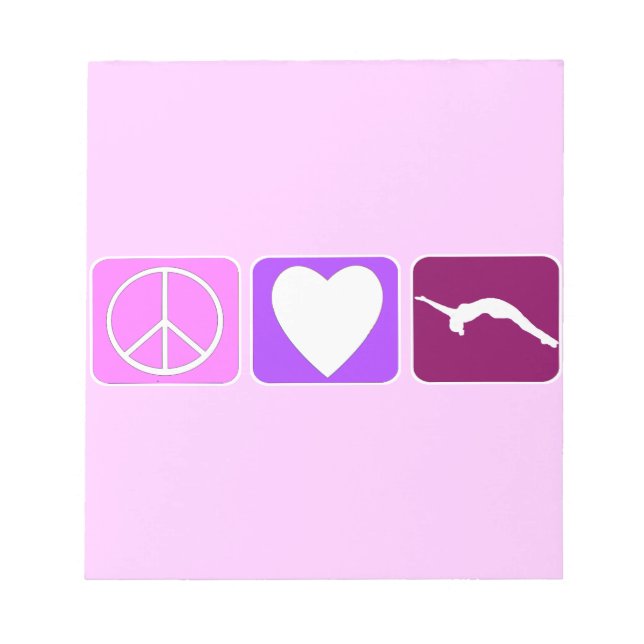 Bloc De Notas Paz Amor y Caída (Frente)