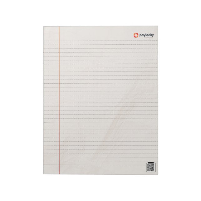 Bloc de notas PCTY 8.5 X 11 (Lado Izquierdo)