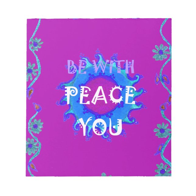 Bloc De Notas Peace Be With You (Frente)