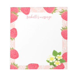 Bloc De Notas Peach Blank de fresa