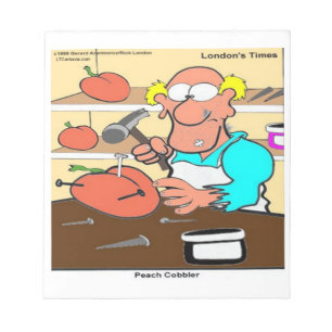 Bloc De Notas Peach Cobbler Funny LTCartoons